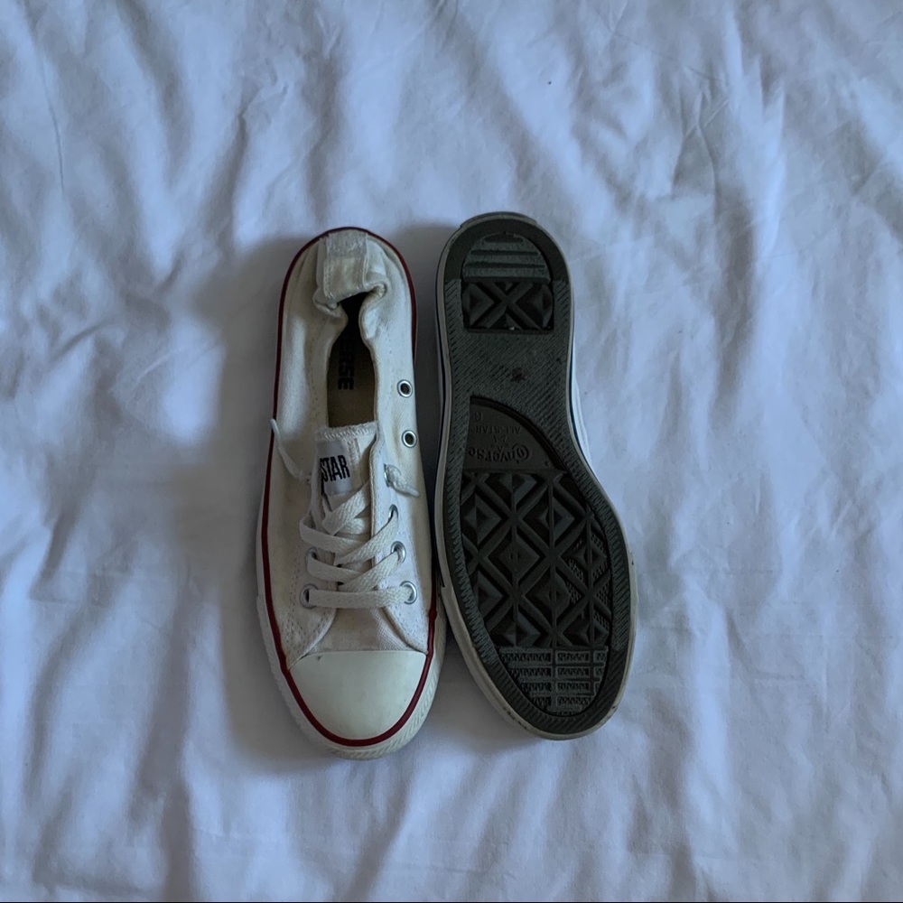 White Slip On Converse - Picture 3 of 3